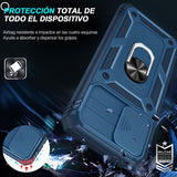 LeYi for Samsung Galaxy A32 5G Phone Case: Samsung Galaxy A32 Case with 2 Tempered Glass Screen Pro Maxtector, Slide Camera Cover, Ring Stand Holder, Heavy Duty Shockproof para Samsung Galaxy A32 Cover for Women Girl