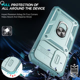 LeYi for Samsung Galaxy A14 4G/5G Phone Case: Samsung Galaxy A14 Case with 2 Tempered Glass Screen Pro Maxtector, Slide Camera Cover, Ring Stand Holder, Heavy Duty Shockproof para Samsung Galaxy A14 Cover for Women Girl