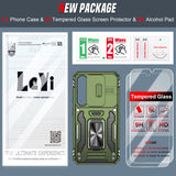 LeYi Compatible for Samsung Galaxy S23 Phone Case: Samsung S23 Case with Screen Protector 2 PCS, Heavy Duty Protection para S23 Case