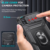 LeYi for Samsung Galaxy A22 5G Phone Case: Samsung Galaxy A22 Case with 2 Tempered Glass Screen Pro Maxtector, Slide Camera Cover, Ring Stand Holder, Heavy Duty Shockproof para Samsung Galaxy A22 Cover for Women Girl