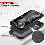 LeYi for Google Pixel 9 Pro XL Cases, Pixel 9 Pro XL Cover with Tempered Glass Screen Protectors, Soft Silicone Ultra Slim Shockproof Cover with Anti-Scratch Microfiber Lining Pixel 9 Pro XL Case