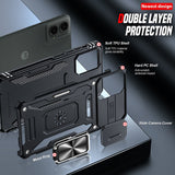 LeYi for Moto G Power-5G-2024 Case: with Magnetic Ring Holder Stand & Slide Camera Cover, Military-Grade Drop Protection for Motorola G Power 5G 2024 Case