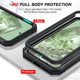 LeYi for Google Pixel 8A Phone Case: Pixel 8A Case, Slide Camera Cover with Magnetic Stand, Heavy Duty Shockproof para Pixel8 A Case for Women Girl