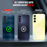LeYi for Samsung Galaxy A25 5G Phone Case, with Camera Lens Cover Slider, Ring Stand Holder Military Grade Protective Shockproof Armour Cover for Samsung A25