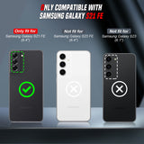 LeYi Compatible for Samsung Galaxy S21 FE Phone Case: Samsung S21 FE Case with Screen Protector 2 PCS, Heavy Duty Protection para S21 FE Case