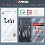LeYi Compatible for Samsung Galaxy S21 FE Phone Case: Samsung S21 FE Case with Screen Protector 2 PCS, Heavy Duty Protection para S21 FE Case