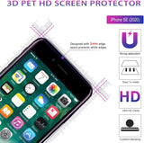 LeYi for iPhone SE 2020 Phone Case, iPhone SE 2020 Phone Case with Glass Screen Protector Replacement, Military-Grade Shockproof Magnetic Ring Stand Cell Android Case Cover