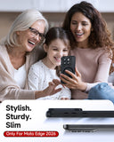 LeYi for Moto Edge 2026 Case: Compatible with Mag-Safe, Military-Grade Matte Translucent Soft-Touch Skin Funda para moto edge 2026