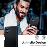LeYi for Samsung-Galaxy-A06 Case with Screen Protector X1, Samsung Galaxy A06 Case 3 in 1 Rugged Shockproof Android Cover Funda A06