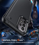 LeYi for Galaxy A13-5G Phone Case, with Screen Protector for Women, Dual Layer Protective Hard PC Back & Soft Bumper Resilient Shock Absorb Case for Samsung A14 Case