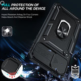LeYi for iPhone 6/7/8 Plus-5G Phone Case: 6/7/8 Plus 5G Case with Screen Protector X 2, Slide Camera Cover with Magnetic Stand, Heavy Duty Shockproof para 6/7/8 Plus Case for Women Girl