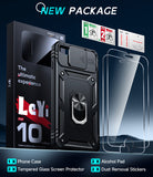 LeYi for iPhone 6/7/8 Plus-5G Phone Case: 6/7/8 Plus 5G Case with Screen Protector X 2, Slide Camera Cover with Magnetic Stand, Heavy Duty Shockproof para 6/7/8 Plus Case for Women Girl