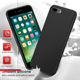 LeYi for iPhone 7 Plus/8 Plus Cases, 7 Plus/8 Plus Cover with Tempered Glass Screen Protectors, Soft Silicone Ultra Slim Shockproof Cover with Anti-Scratch Microfiber Lining 7 Plus/8 Plus Case