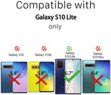 LeYi for Samsung Galaxy S10 Lite/A91/M80S Case with Glass Screen Protector Replacement, Military-Grade Shockproof Magnetic Ring Stand Cell Android Case Cover