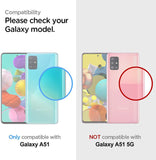 LeYi for Samsung Galaxy A51 Case with Glass Screen Protector Replacement, Military-Grade Shockproof Magnetic Ring Stand Cell Android Case Cover