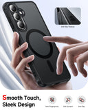 LeYi for Google Pixel 10A Case: Compatible with Mag-Safe with Screen Protector, Military-Grade Matte Translucent Soft-Touch Skin Funda para 10 A 5G