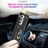 LeYi for Samsung Galaxy A53 Phone Case, Samsung A53 Phone Case with Glass Screen Protector Replacement, Military-Grade Shockproof Magnetic Ring Stand Cell Android Case Cover