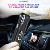 LeYi for Motorola Moto G Stylus 4G 2022 Case, Motorola G Stylus 4G 2022 Phone Case with Glass Screen Protector Replacement, Military-Grade Shockproof Magnetic Ring Stand Cell Android Case Cover