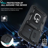 LeYi for Samsung Galaxy A56-5G Phone Case: Samsung A56 5G Case with Screen Protector X 2, Slide Camera Cover with Magnetic Stand, Heavy Duty Shockproof para A 56 Case for Women Girl