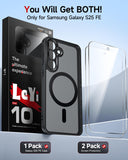 LeYi for Google Pixel 10A Case: Compatible with Mag-Safe with Screen Protector, Military-Grade Matte Translucent Soft-Touch Skin Funda para 10 A 5G