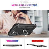 LeYi for Samsung Galaxy A16 Phone Case, Samsung A16 Phone Case with Glass Screen Protector Replacement, Military-Grade Shockproof Magnetic Ring Stand Cell Android Case Cover