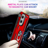 LeYi for Motorola Moto G Stylus 5G 2024 Case, Motorola G Stylus 5G 2024 Phone Case with Glass Screen Protector Replacement, Military-Grade Shockproof Magnetic Ring Stand Cell Android Case Cover