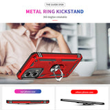 LeYi for Motorola Moto G Stylus 5G 2024 Case, Motorola G Stylus 5G 2024 Phone Case with Glass Screen Protector Replacement, Military-Grade Shockproof Magnetic Ring Stand Cell Android Case Cover