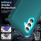 LeYi for Samsung-Galaxy-A54-5G Case with Screen Protector X2, Samsung Galaxy A54 5G Case 3 in 1 Rugged Shockproof Android Cover Funda A54 5G