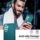 LeYi for Samsung-Galaxy-A54-5G Case with Screen Protector X2, Samsung Galaxy A54 5G Case 3 in 1 Rugged Shockproof Android Cover Funda A54 5G