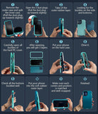 LeYi for Samsung-Galaxy-A54-5G Case with Screen Protector X2, Samsung Galaxy A54 5G Case 3 in 1 Rugged Shockproof Android Cover Funda A54 5G