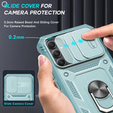 LeYi for Samsung Galaxy A34 5G Phone Case: Samsung Galaxy A34 Case with 2 Tempered Glass Screen Pro Maxtector, Slide Camera Cover, Ring Stand Holder, Heavy Duty Shockproof para Samsung Galaxy A34 Cover for Women Girl
