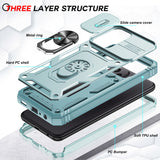 LeYi for Samsung Galaxy A23 5G Phone Case: Samsung Galaxy A23 Case with 2 Tempered Glass Screen Pro Maxtector, Slide Camera Cover, Ring Stand Holder, Heavy Duty Shockproof para Samsung Galaxy A23 Cover for Women Girl