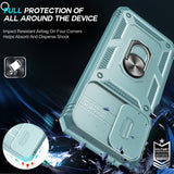 LeYi for Samsung Galaxy A23 5G Phone Case: Samsung Galaxy A23 Case with 2 Tempered Glass Screen Pro Maxtector, Slide Camera Cover, Ring Stand Holder, Heavy Duty Shockproof para Samsung Galaxy A23 Cover for Women Girl