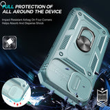 LeYi for iPhone 15 Plus 5G Phone Case:iPhone 15 Plus 5G Case with Screen Protector X 2, Slide Camera Cover with Magnetic Stand, Heavy Duty Shockproof para i Phone 15 Plus Case for Women Girl