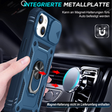 LeYi for iPhone 14 Phone Case: iPhone 14 Case with 2 Tempered Glass Screen Protector, Slide Camera Cover, Ring Stand Holder, Heavy Duty Shockproof para i Phone 14 Cover for Women Girl