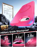 LeYi for iPhone SE Case iPhone 8 Phone Cases with Screen Protector X2 Camera CoverX2 iPhone 7 Case SE3 3rd Generation 2022 SE2 2nd Gen 2020 for Magsafe Magnetic Girls Kids iPhone8 iPhone7