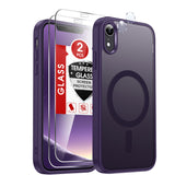LeYi for iPhone XR Phone Case with Screen Protector X2 Camera Cover X2 MagSafe Compatible Magnetic Protective i iphoneXR Case Slim Rugged Heavy Duty Girls Women Funda para 10XR