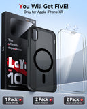 LeYi for iPhone XR Phone Case with Screen Protector X2 Camera Cover X2 MagSafe Compatible Magnetic Protective i iphoneXR Case Slim Rugged Heavy Duty Girls Women Funda para 10XR