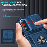 LeYi for Samsung Galaxy A26 5G Phone Case: Samsung Galaxy A26 Case with 2 Tempered Glass Screen Pro Maxtector, Slide Camera Cover, Ring Stand Holder, Heavy Duty Shockproof para Samsung Galaxy A26 Cover for Women Girl