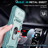 LeYi for iPhone 11 Phone Case: iPhone 11 Case with 2 Tempered Glass Screen Protector, Slide Camera Cover, Ring Stand Holder, Heavy Duty Shockproof para iPhone 11 Cover for Women Girl