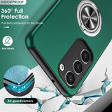 LeYi for Samsung Galaxy S23 Plus Case, Shockproof Heavy Duty Protective Slim Fit Samsung Galaxy S23 Plus Cell Phone Case Cover with Rotatable Ring Holder Magnetic Kickstand for Women