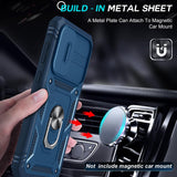 LeYi for Samsung Galaxy A56-5G Phone Case: Samsung A56 5G Case with Screen Protector X 2, Slide Camera Cover with Magnetic Stand, Heavy Duty Shockproof para A 56 Case for Women Girl