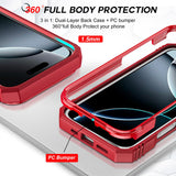 LeYi for iPhone 16 Pro Phone Case: iPhone 16 Pro Case with 2 Tempered Glass Screen Protector, Slide Camera Cover, Ring Stand Holder, Heavy Duty Shockproof para iPhone 16 Pro Cover for Women Girl