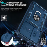 LeYi for Samsung Galaxy A26 5G Phone Case: Samsung Galaxy A26 Case with 2 Tempered Glass Screen Pro Maxtector, Slide Camera Cover, Ring Stand Holder, Heavy Duty Shockproof para Samsung Galaxy A26 Cover for Women Girl