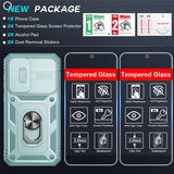 LeYi for Samsung Galaxy S23 FE 5G Phone Case: Samsung S23 FE 5G Case with Screen Protector X 2, Slide Camera Cover with Magnetic Stand, Heavy Duty Shockproof para S 23 FE Case for Women Girl