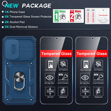 LeYi for Samsung Galaxy A56-5G Phone Case: Samsung A56 5G Case with Screen Protector X 2, Slide Camera Cover with Magnetic Stand, Heavy Duty Shockproof para A 56 Case for Women Girl