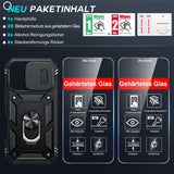 LeYi for iPhone 16 Pro Max Phone Case: iPhone 16 Pro Max Case with 2 Tempered Glass Screen Pro Maxtector, Slide Camera Cover, Ring Stand Holder, Heavy Duty Shockproof para iPhone 16 Pro Max Cover for Women Girl