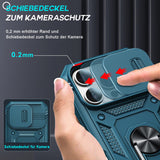 LeYi for iPhone 16 Pro Max Phone Case: iPhone 16 Pro Max Case with 2 Tempered Glass Screen Pro Maxtector, Slide Camera Cover, Ring Stand Holder, Heavy Duty Shockproof para iPhone 16 Pro Max Cover for Women Girl
