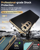 LeYi for Samsung Galaxy Z Fold 7 Case with High Classy Luxury Leather