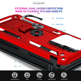 LeYi for Motorola Moto G Stylus 5G 2025 Case, Motorola G Stylus 5G 2025 Phone Case with Glass Screen Protector Replacement, Military-Grade Shockproof Magnetic Ring Stand Cell Android Case Cover